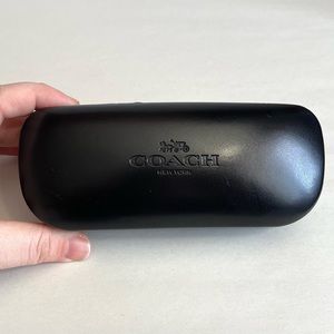 COACH New York Black Sunglasses / Eyeglasses Empty Case Protector